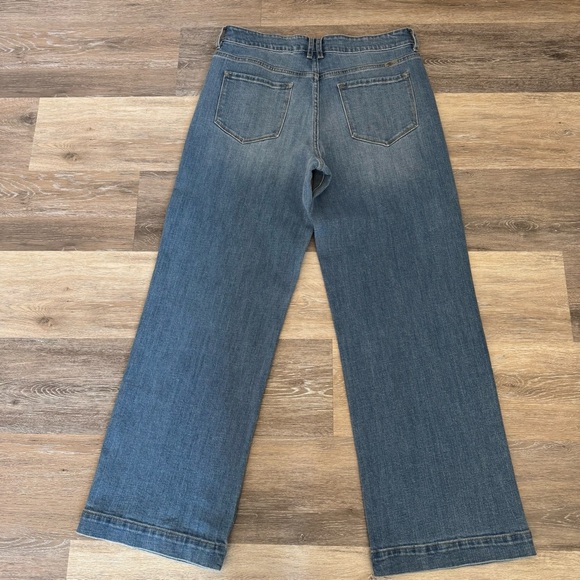KanCan Medium Wash High Rise Trouser Wide Leg Jeans 13/30 - Picture 4 of 8